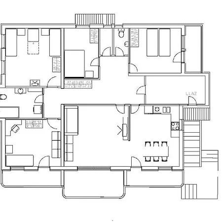 In Kastel Sucurac With Sea View, Balcony, Air Conditioning, Wifi 570-3